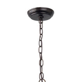Alison Pendant 16", Antique Bronze and Antique Gold