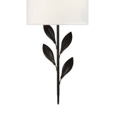 Alison Wall Sconce 24", Antique Bronze with Fabric Shade