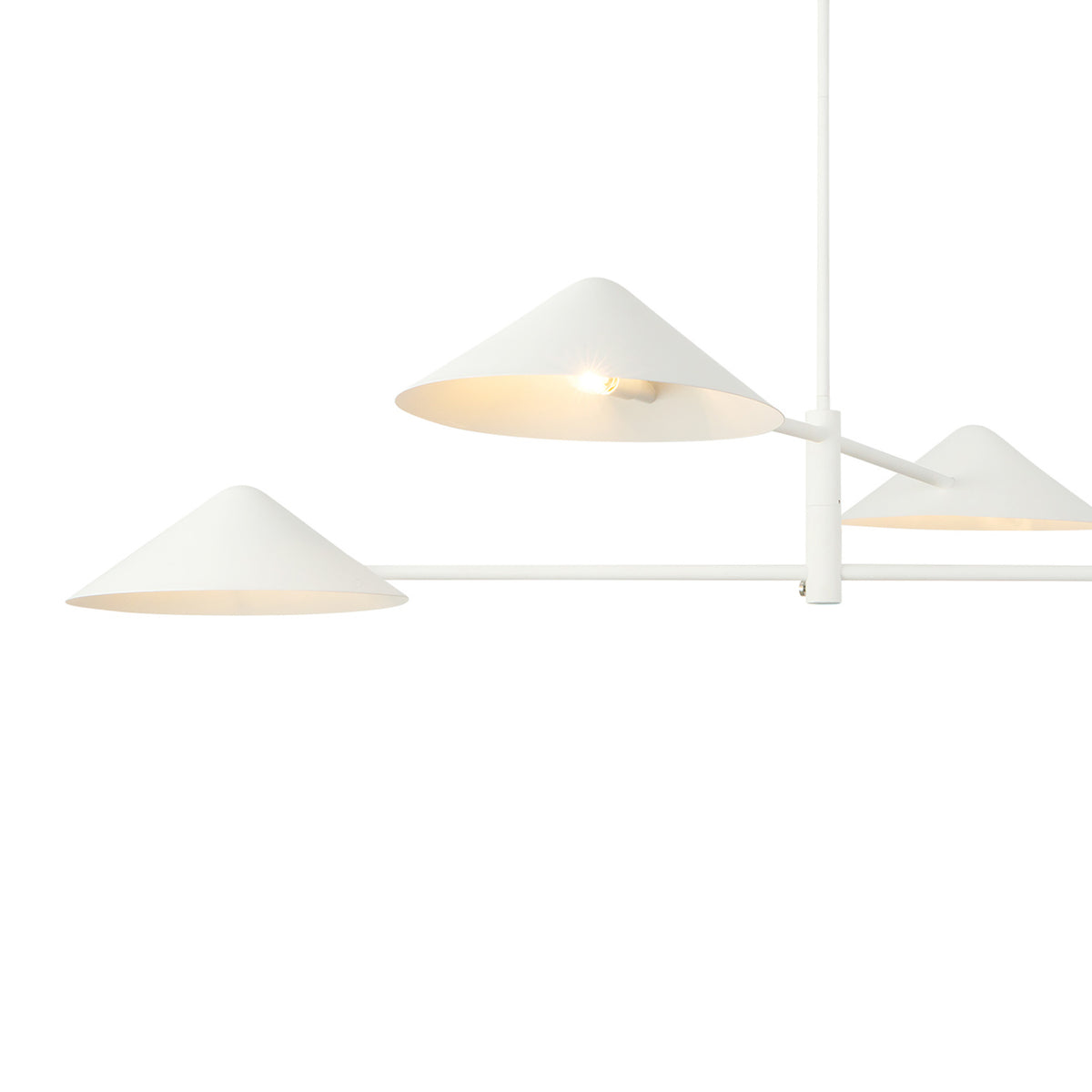 Concord 4 Light Chandelier 58", Antique White