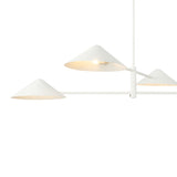 Concord 4 Light Chandelier 58", Antique White