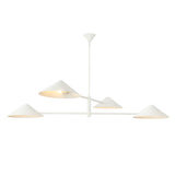 Concord 4 Light Chandelier 58", Antique White
