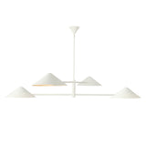 Concord 4 Light Chandelier 58", Antique White