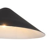 Concord 4 Light Chandelier 58", Matte Black