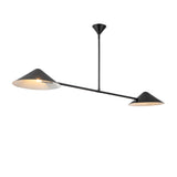 Concord 2 Light Linear Pendant 58", Matte Black
