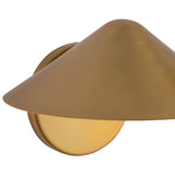 Concord Wall Sconce 6", Brushed Brass