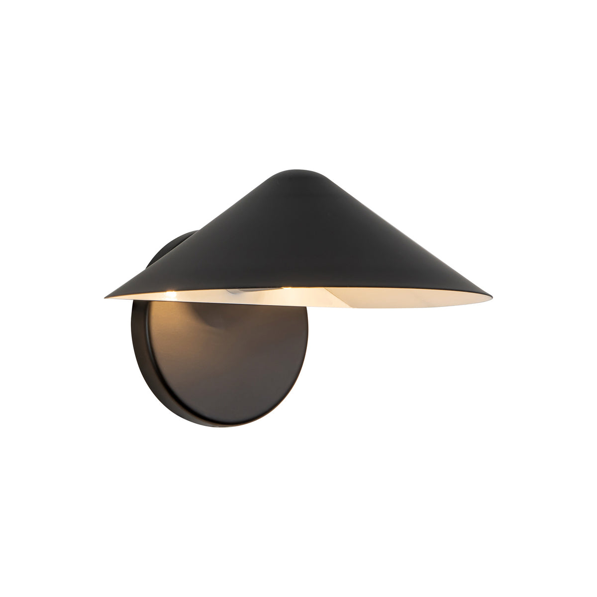 Concord Wall Sconce 6", Matte Black