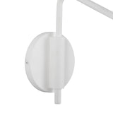 Concord Swing Arm Wall Sconce, Antique White