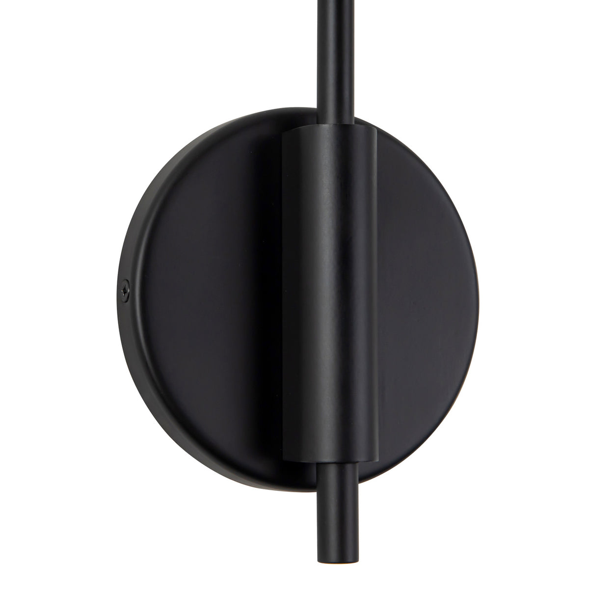 Concord Swing Arm Wall Sconce, Matte Black