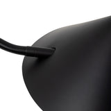 Concord Swing Arm Wall Sconce, Matte Black