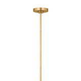 Savannah 6 Light Chandelier 40", Gilded Brass