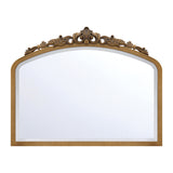 Vivienne Arched Rectangular Decorative Mirror 40" x  31", Burnished Brass