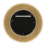 Alicia Round Decorative Mirror 47" x 47", Antique Gold