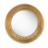 Alicia Round Decorative Mirror 47" x 47", Antique Gold