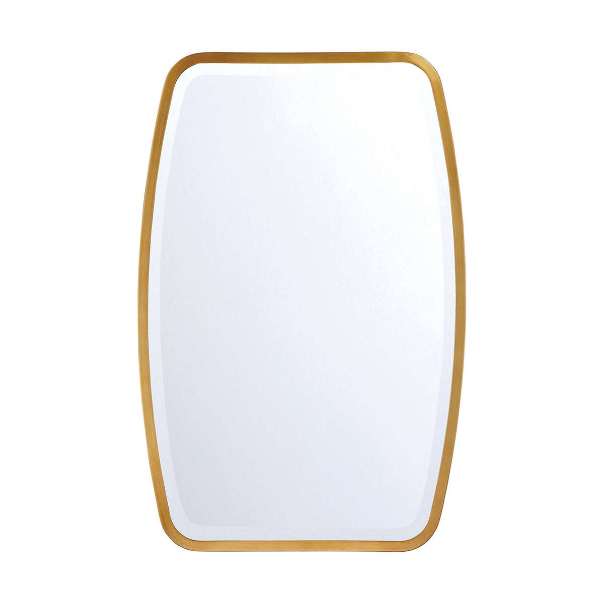 Pelham Rectangular Decorative Mirror 24" x 36", Antique Gold