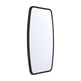 Pelham Rectangular Decorative Mirror 24" x 36", Matte Black