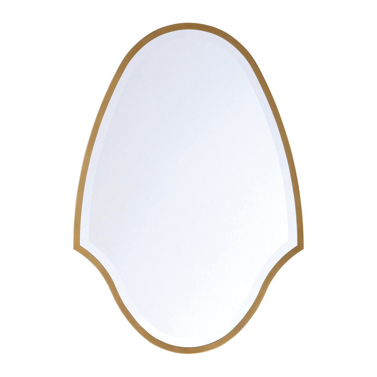 Pelham Shield Decorative Mirror 28" x 40", Antique Gold