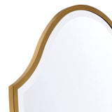Pelham Shield Decorative Mirror 28" x 40", Antique Gold