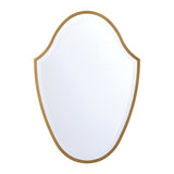 Pelham Shield Decorative Mirror 28" x 40", Antique Gold