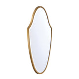 Pelham Shield Decorative Mirror 28" x 40", Antique Gold
