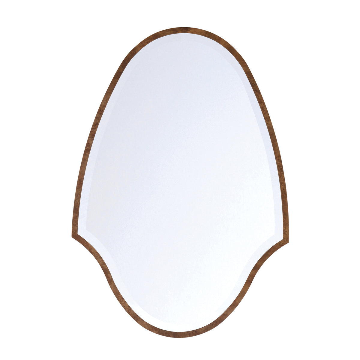 Pelham Shield Decorative Mirror 28" x 40", Wood