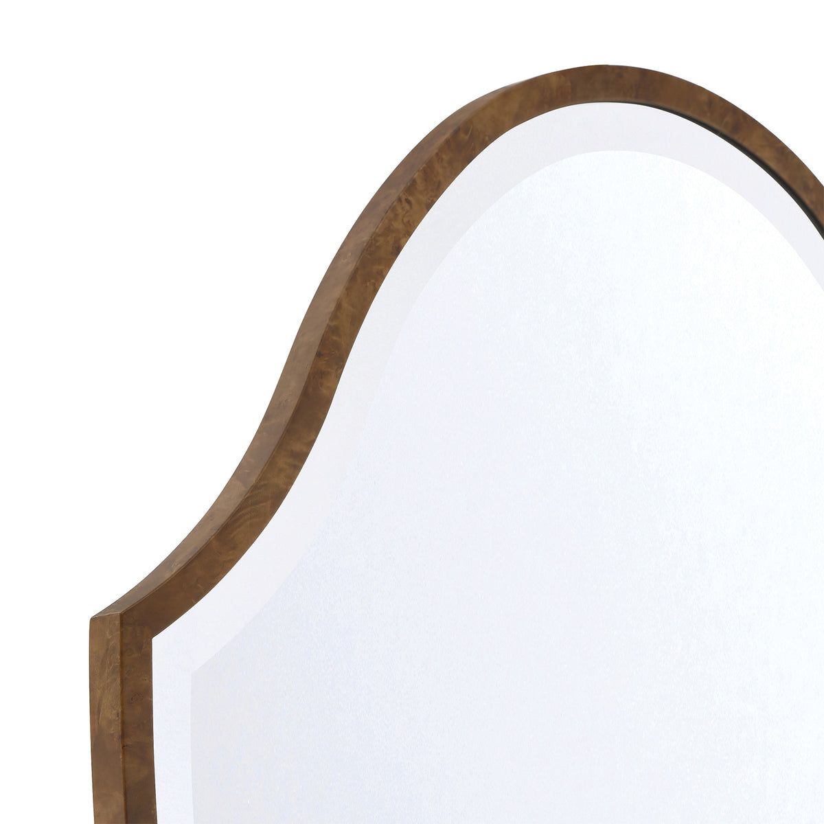 Pelham Shield Decorative Mirror 28" x 40", Wood