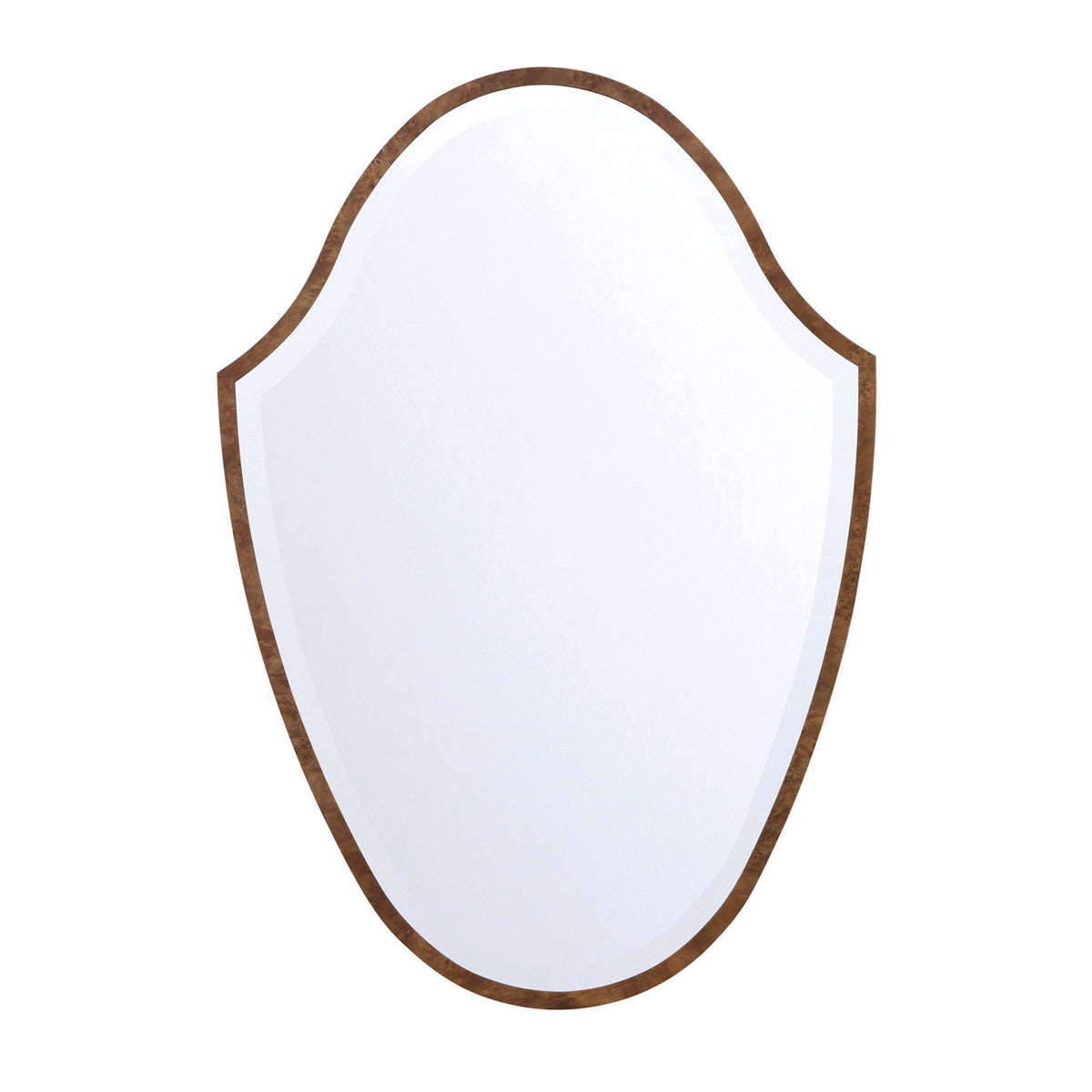 Pelham Shield Decorative Mirror 28" x 40", Wood