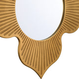 Hayley Quatrefoil Decorative Mirror 48" x 48", Burnished Brass