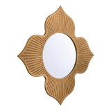 Hayley Quatrefoil Decorative Mirror 48" x 48", Burnished Brass