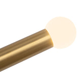 Roswell 3 Light LED Pendant 52", Brushed Brass