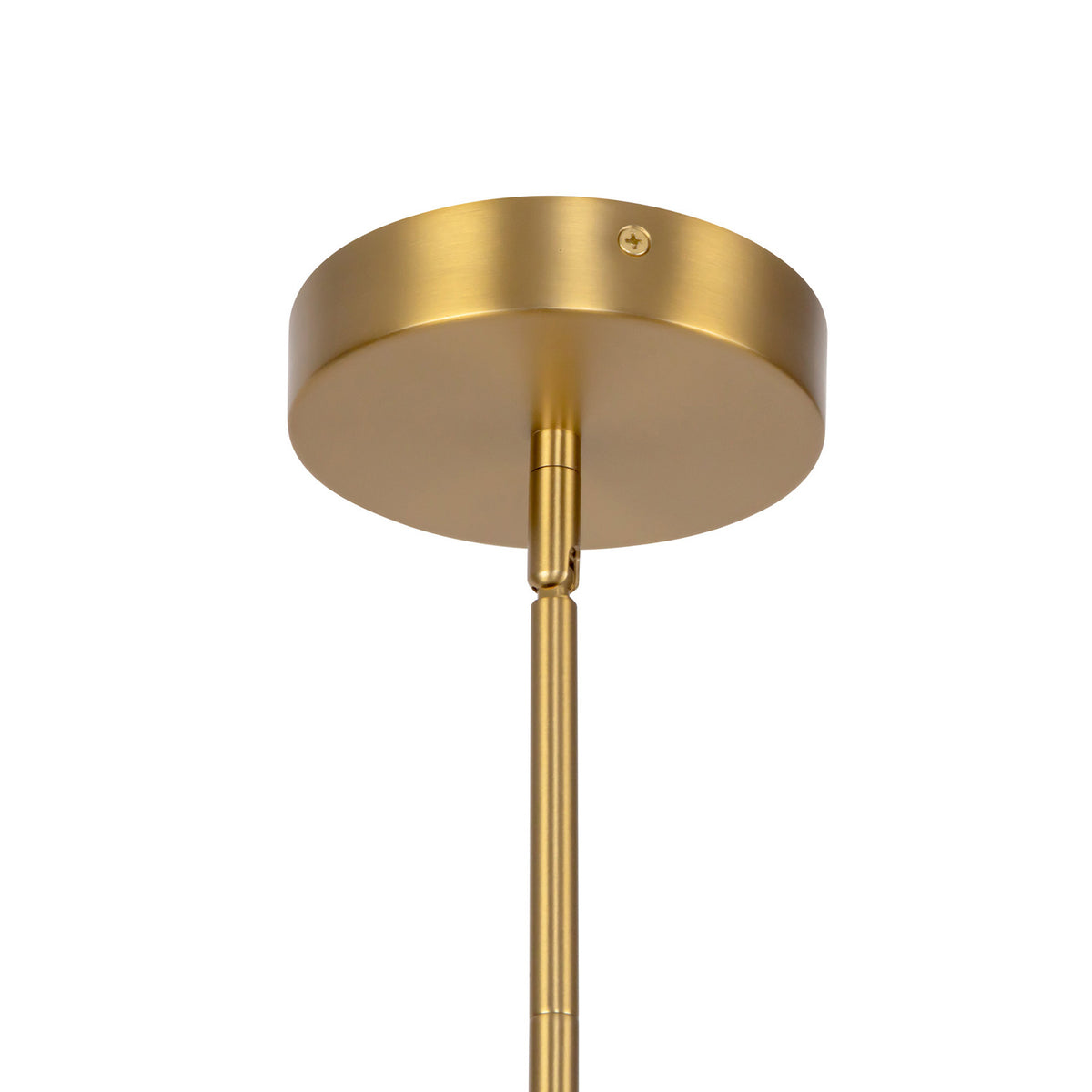Roswell 3 Light LED Pendant 52", Brushed Brass