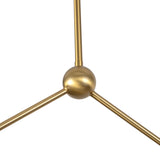 Roswell 2 Light LED Linear Pendant 52", Brushed Brass