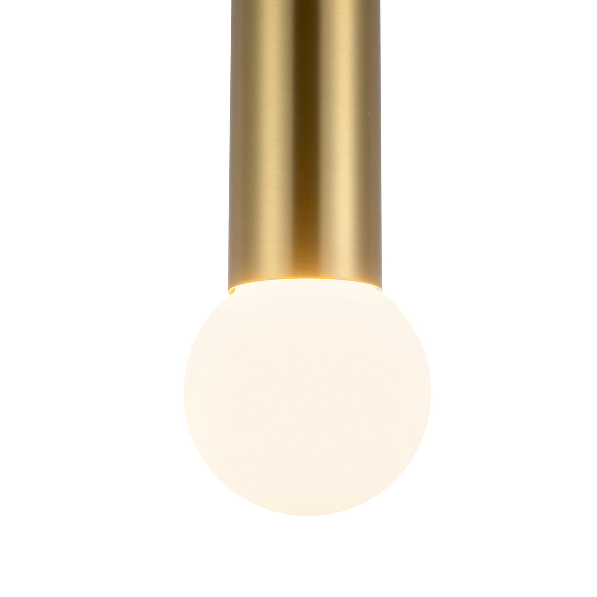 Roswell LED Pendant 5", Brushed Brass