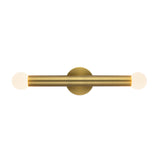 Roswell 2 Light LED Wall Sconce 24", Brushed Brass