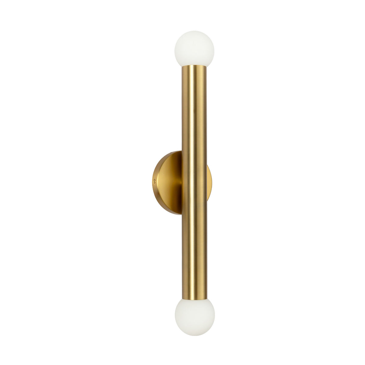 Roswell 2 Light LED Wall Sconce 24", Brushed Brass