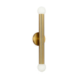 Roswell 2 Light LED Wall Sconce 24", Brushed Brass