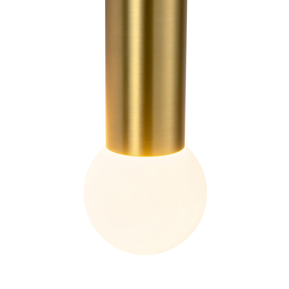 Roswell 2 Light LED Wall Sconce 24", Brushed Brass