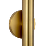 Roswell 2 Light LED Wall Sconce 24", Brushed Brass