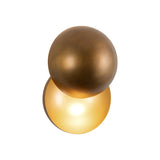 Alton LED Wall Sconce 12", Vintage Brass