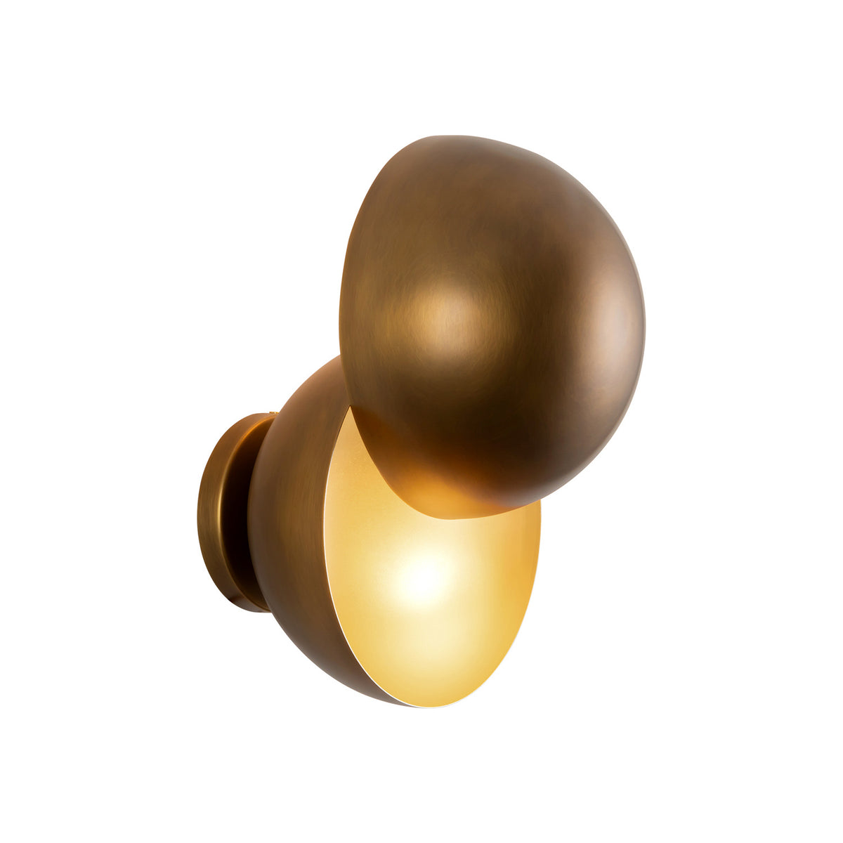 Alton LED Wall Sconce 12", Vintage Brass