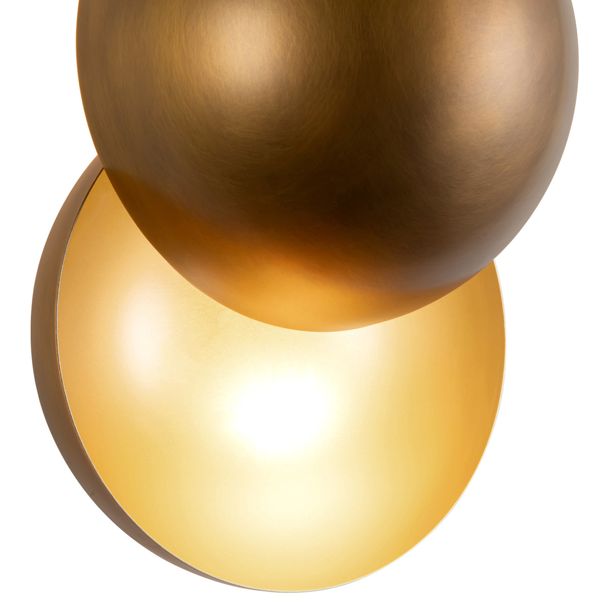 Alton LED Wall Sconce 12", Vintage Brass
