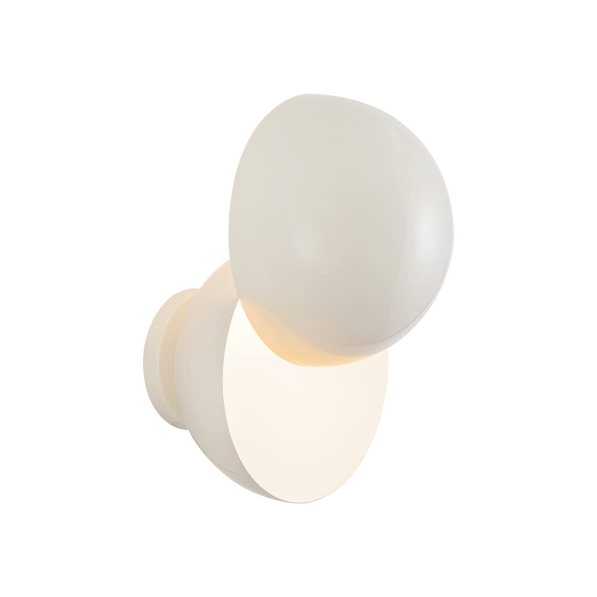 Alton LED Wall Sconce 12", Pearl White