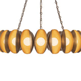 Bolton 20 Light LED Chandelier 37", Vintage Brass