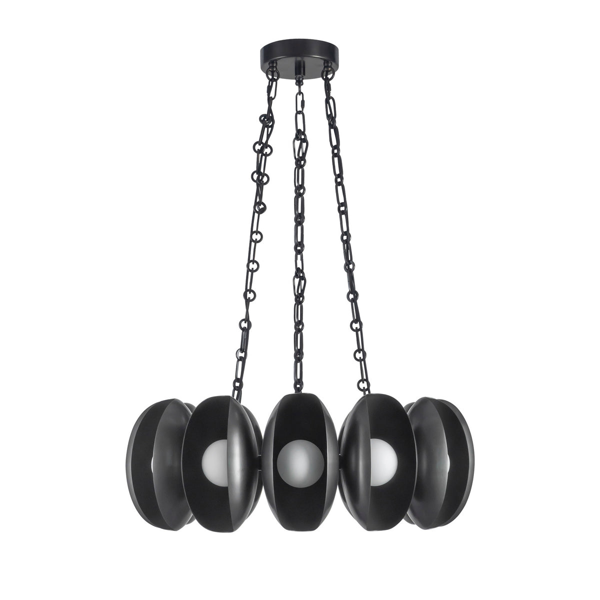 Bolton 12 Light LED Chandelier 25", Urban Bronze