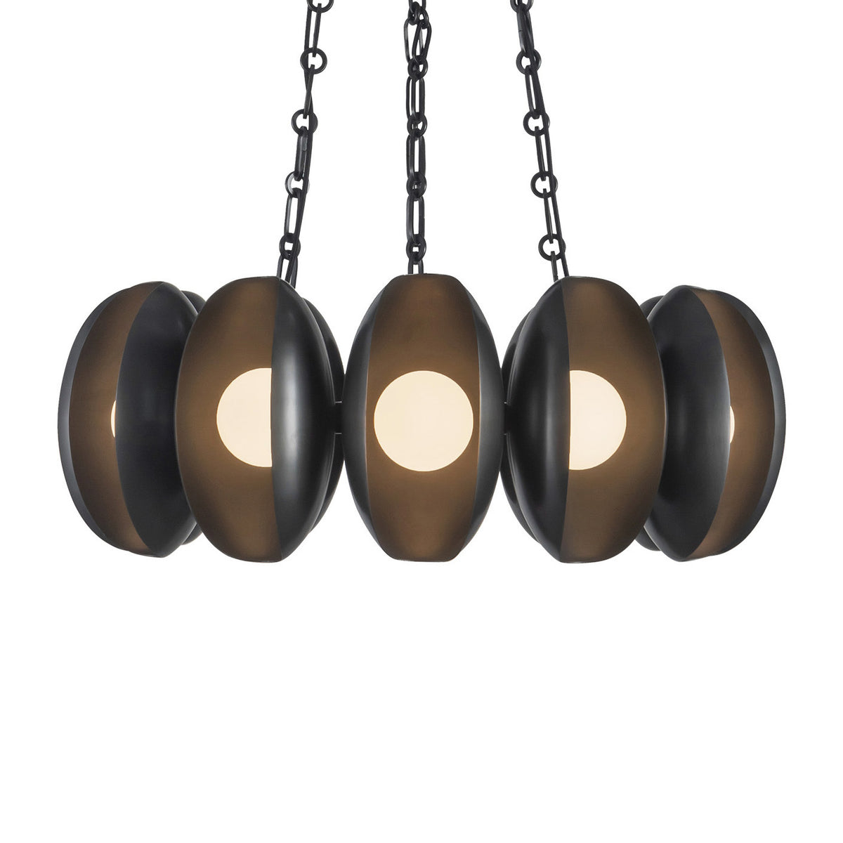 Bolton 12 Light LED Chandelier 25", Urban Bronze