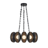 Bolton 12 Light LED Chandelier 25", Urban Bronze