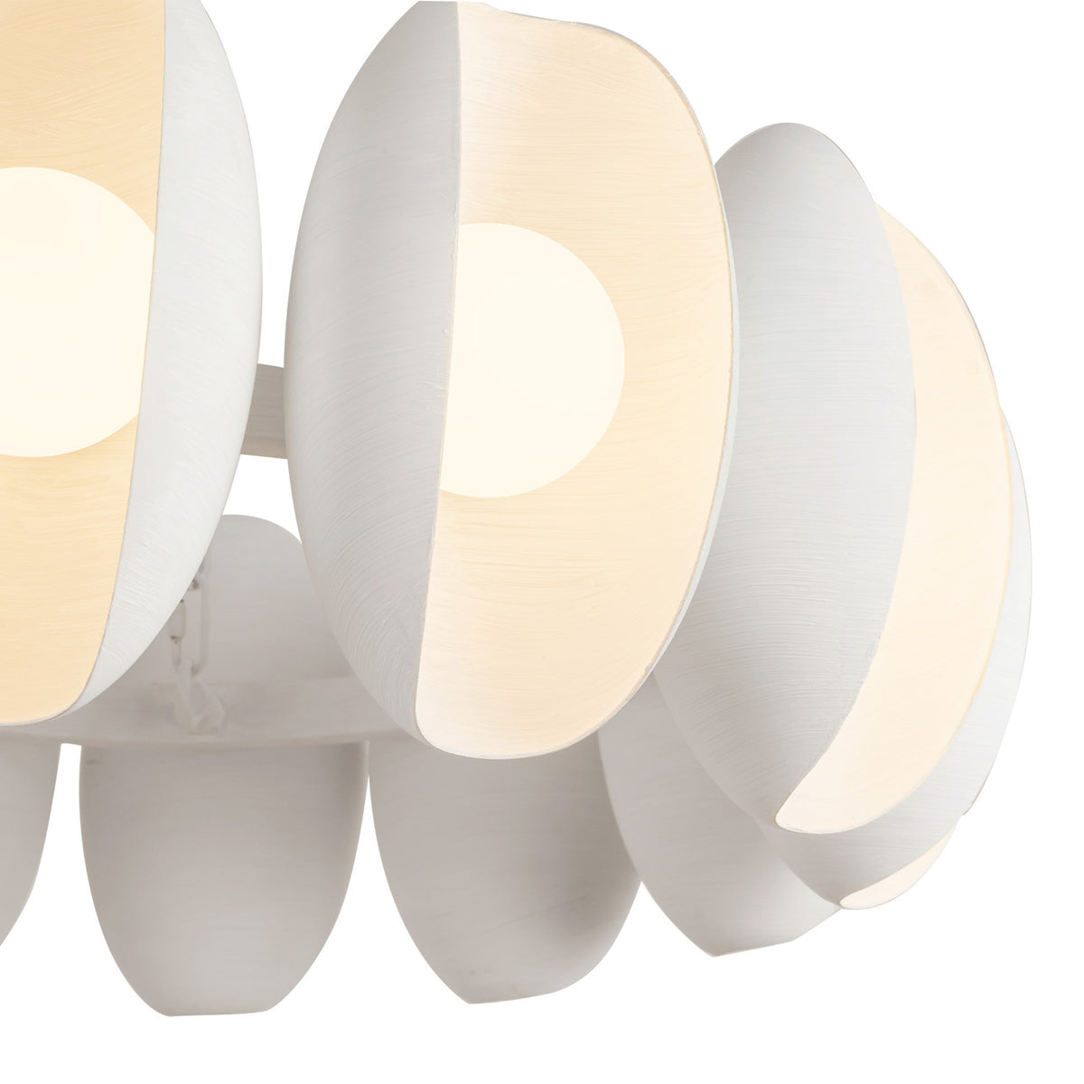 Bolton 12 Light LED Chandelier 25", Antique White