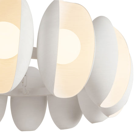 Bolton 12 Light LED Chandelier 25", Antique White