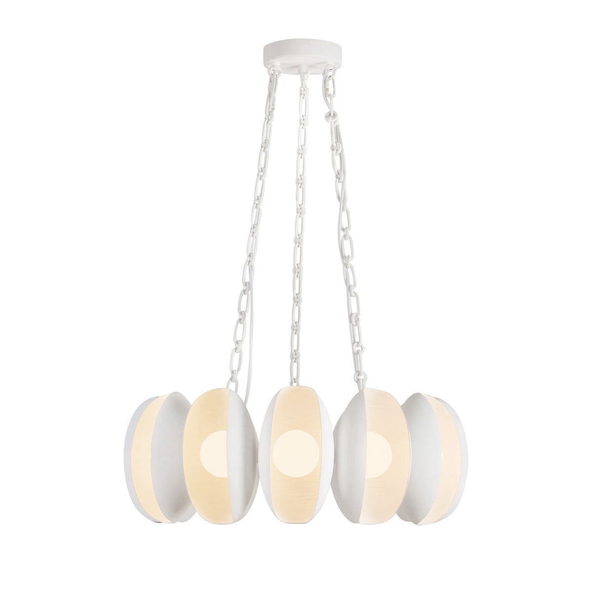 Bolton 12 Light LED Chandelier 25", Antique White