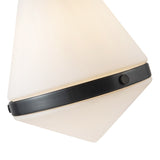 Essex Pendant 14", Urban Bronze and Matte Opal Glass