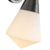 Essex Wall Sconce 12", Urban Bronze and Matte Opal Glass